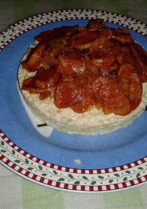 Foto resep dadar tahu ala pizza
