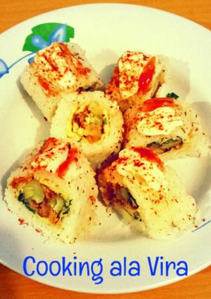 Foto resep Sushi Fire Tuna Rolls