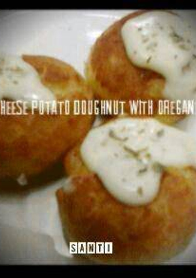 Foto resep cheese potato doughnut with oregano
