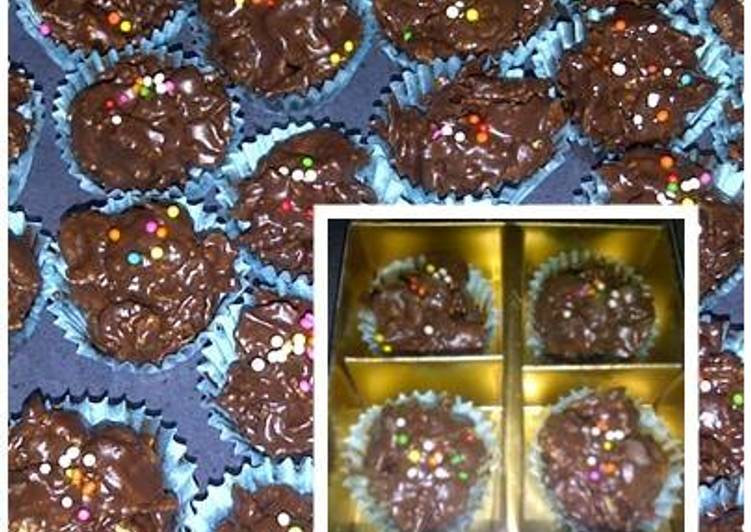 CORNFLAKES DENGAN COKELAT LELEH