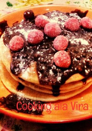 Foto resep Pancake Choco Berry Ball