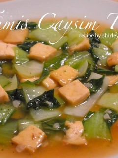 Foto resep Tumis Caysim Tahu