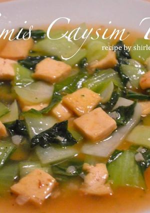 Foto resep Tumis Caysim Tahu