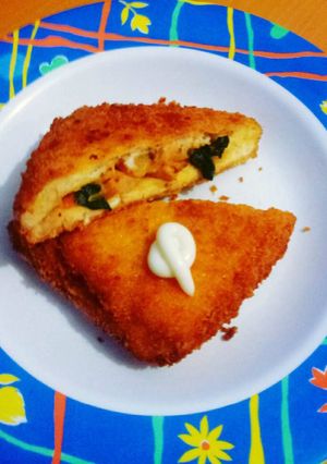 Foto resep Roti Goreng Ragout Telur