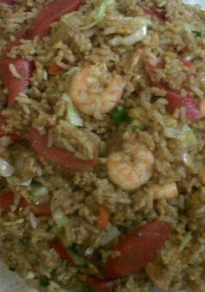 Foto resep Nasi goreng udang