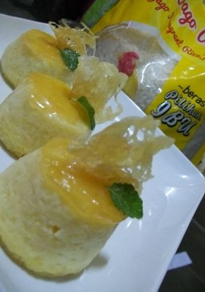 Foto resep RICE PUDING CARAMEL AYAM JAGO