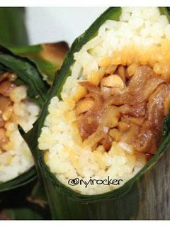 Foto resep Nasi Bakar Tempe Jamur Tiram ala Kinong