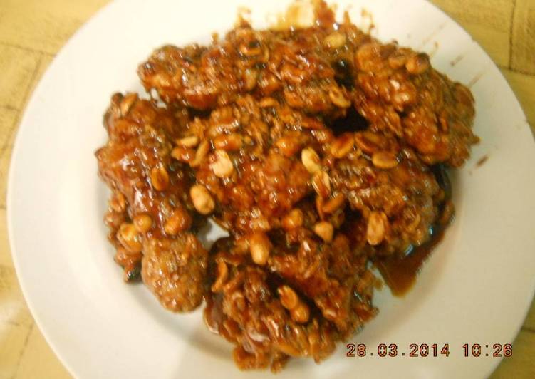 Resep DAKGANGJUNG. (CHICKEN with SWEET and CRISPY SAUCE. yang Bikin Ngiler