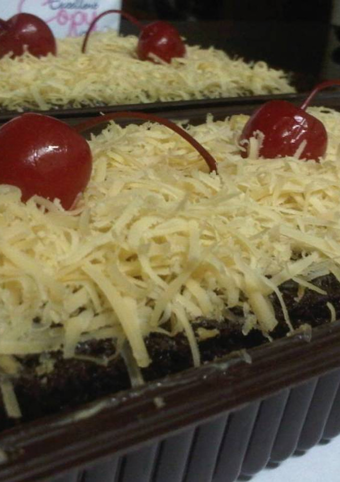 Foto resep Brownies Panggang Cokelat Keju