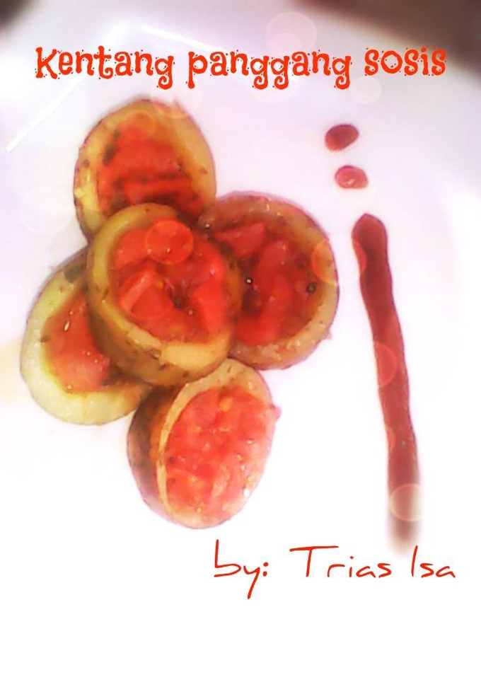 Foto resep Kentang Panggang Sosis