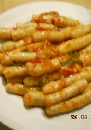 Foto resep KUE BERAS KOREA (Tteokbokki)