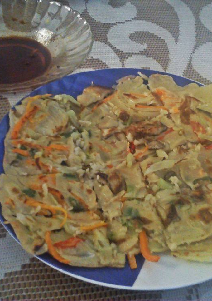 Foto resep Pa Jeon ( Green Onion Pancakes )