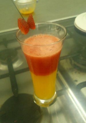 Foto resep Two Color Juice