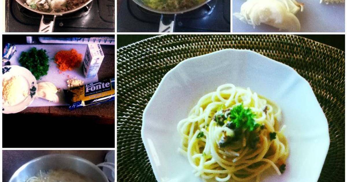 Resep Homemade Spaghetti Carbonara oleh ida ayu wina 