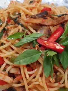 Foto resep Hot Tuna Spaghetti