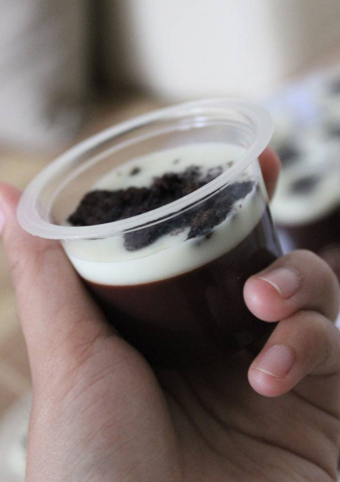 Foto resep pudding chocoreo