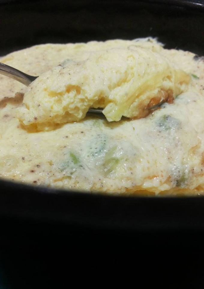 Foto resep Steamed Egg in Stone Pot