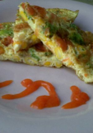 Foto resep Omelet Jagung