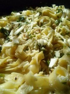 Foto resep Creamy Tofu Pasta (Tagliatelle ala Carbonara)