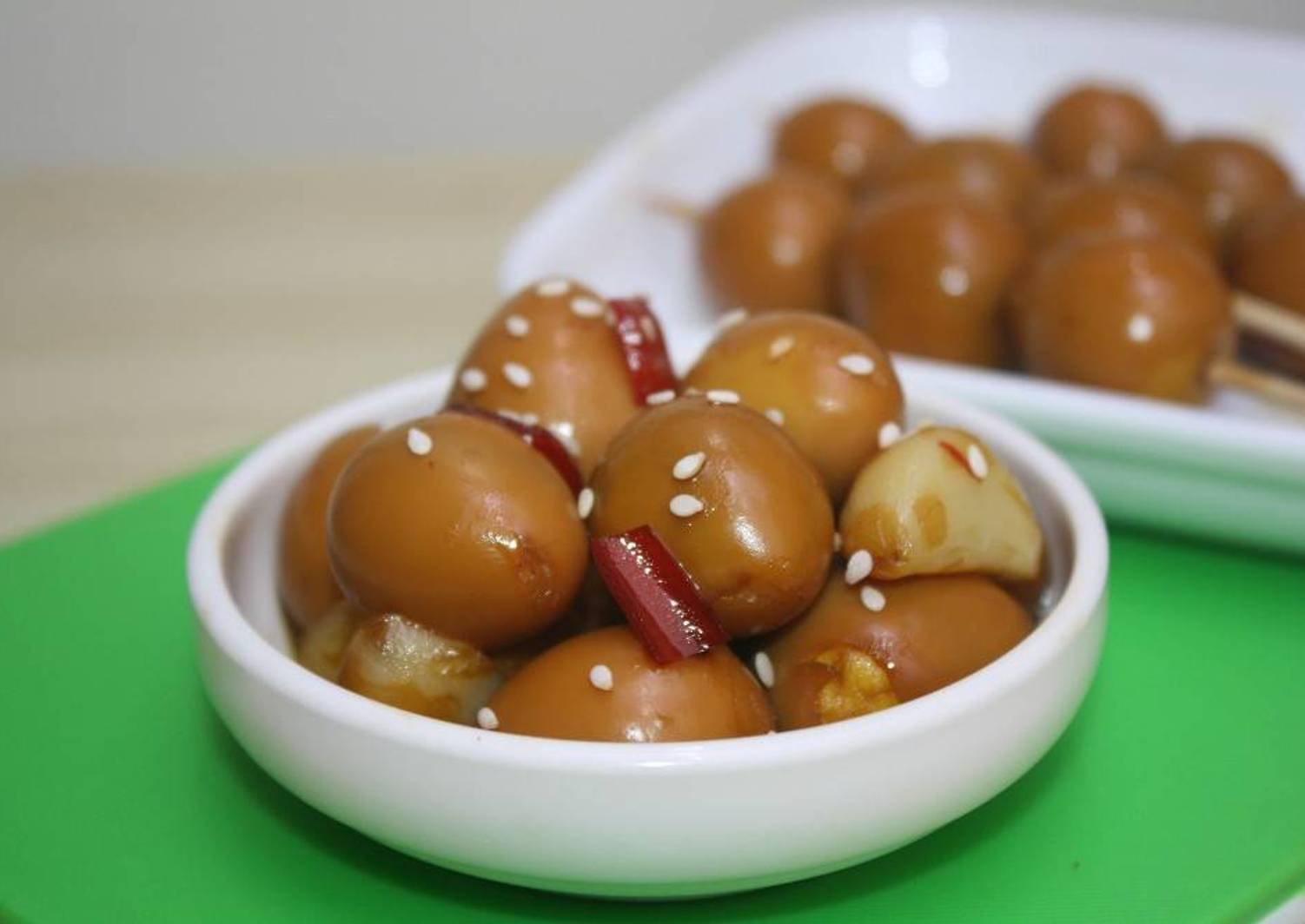 Resep MaeChuRiAl JangJorim (Telur Puyuh Masak Kecap Khas ...