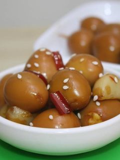 Foto resep MaeChuRiAl JangJorim (Telur Puyuh Masak Kecap Khas Korea)