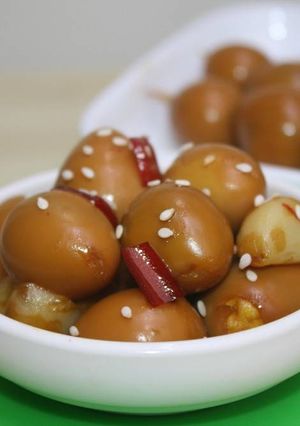 Foto resep MaeChuRiAl JangJorim (Telur Puyuh Masak Kecap Khas Korea)