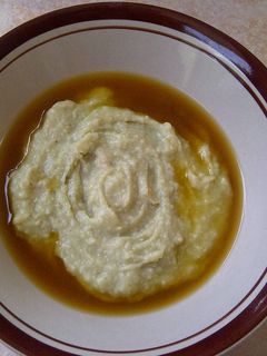 Foto resep Bubur Oatmeal Hijau Saus Gula Merah