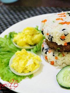 Foto resep Vegetable Rice Bulgogi Burger ( ala yuni )