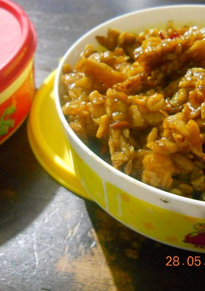 Foto resep kering tempe praktis