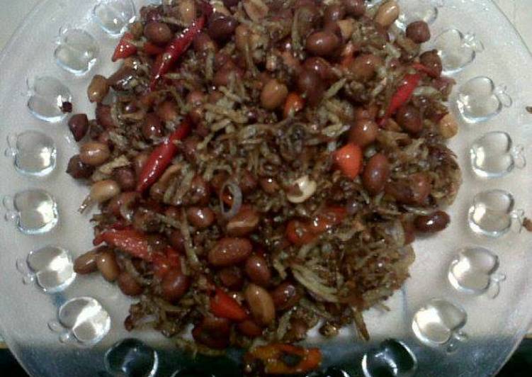 Resep Teri kacang pedas manis oleh Choco Lie Aka Nell'z