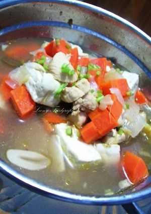 Foto resep SUP AYAM TAHU ORIENTAL