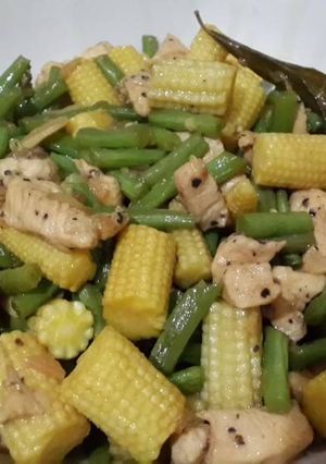 Foto resep Oseng Buncis Ayam Saus Tiram