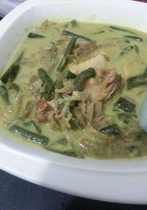 Foto resep Kare Keluwih Kacangpanjang dengan Ayam