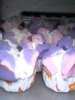 Foto resep bolu kukus mawar