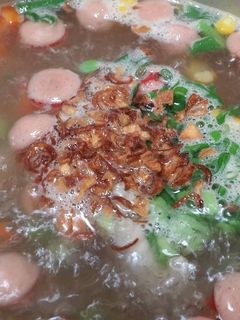 Foto resep Sup Makaroni Sosis