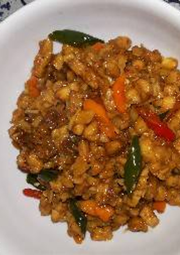 Foto resep oseng tempe mercon