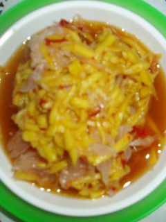 Foto resep Rujak Serut Mangga Kecombrang
