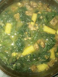 Foto resep Lodeh tempe daun labu