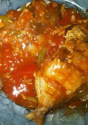 Foto resep Bawal Asam Manis
