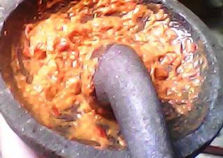 Resep Sambel cobek pedezzz Anti Gagal