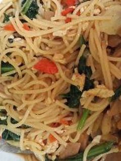 Foto resep spaghetti pedas