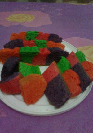 Foto resep Bolu 4 Warna