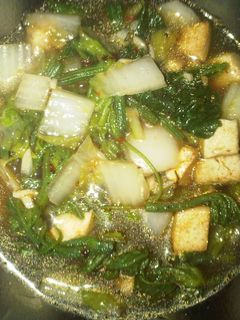 Foto resep Tumis Daun Labu Sawi Putih