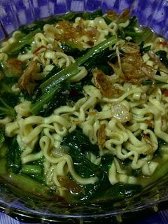Foto resep Mie Kuah Sawi Hijau