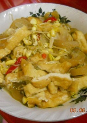 Foto resep tumis cecek campur.