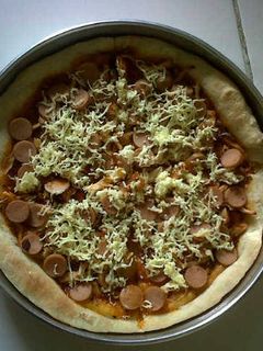 Foto resep Pizza Cakalang Sosis