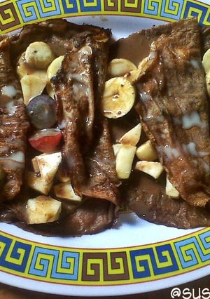 Foto resep Fruity Choco Pancake