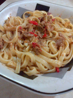 Foto resep Spicy Tuna Fettuccine