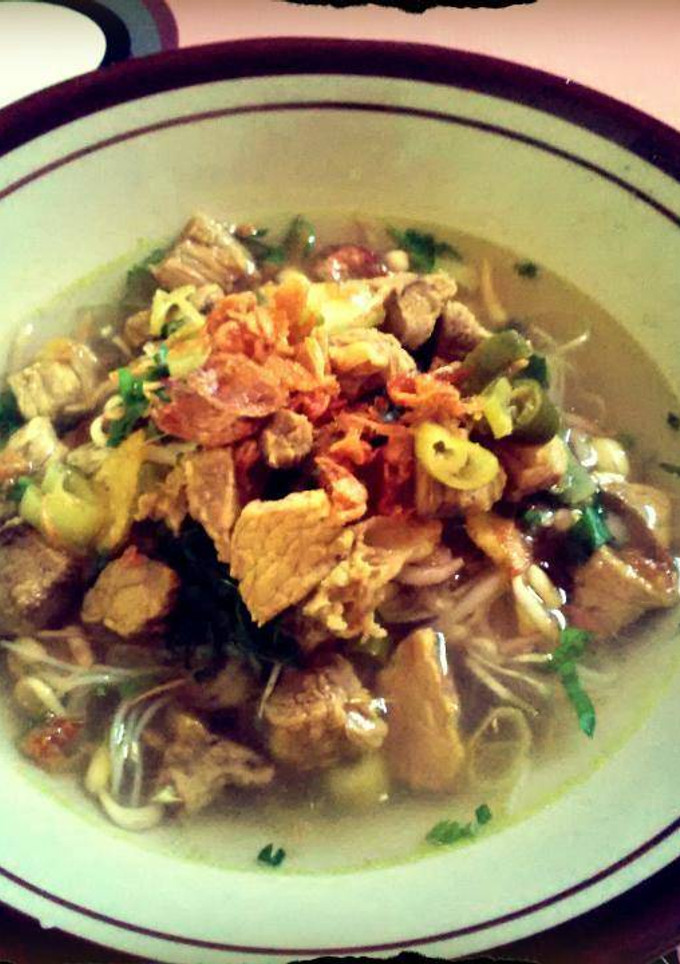 Foto resep Soto Daging Ndeso