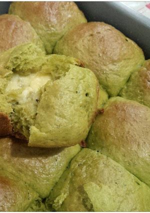 Foto resep Roti Manis Gandum Pandan